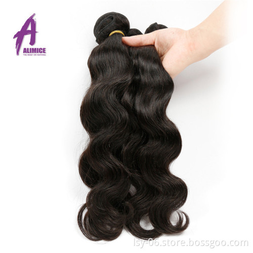 Peruvian Raw hair Full and Intact Cuticle Bundle hair, Factory price Body wave Single donor Virgin Human hair extension